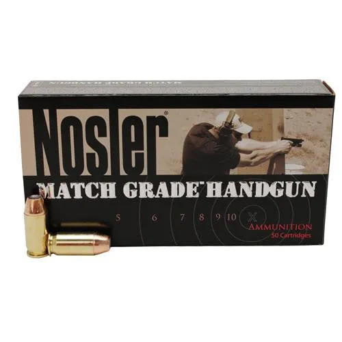 45 ACP Ammunition - Match Grade, 185 Grains, Jacketed Hollow Point, Per 50