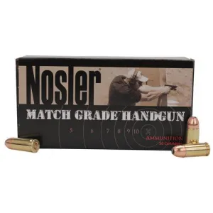 9mm Luger Ammunition - Match Grade, 115 Grains, Jacketed Hollow Point, Per 50