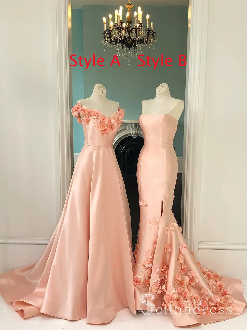 A-line Off-the-shoulder Long Prom Dresses Vintage Evening Gowns Bridal Dresses SED027