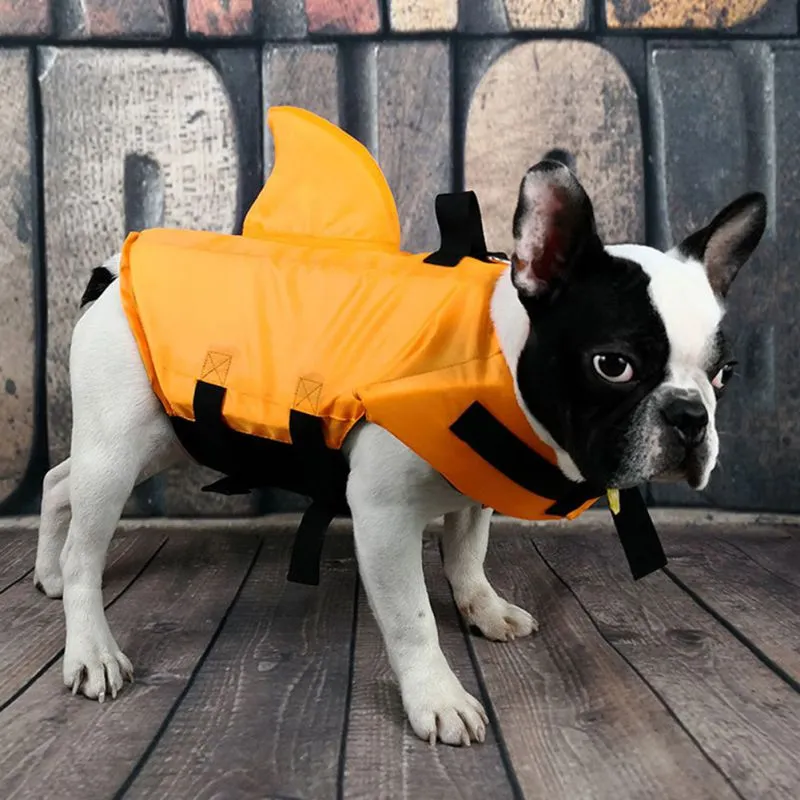 Anniepaw Summer Shark Dog Life Vest Safety Swimwear for Small to Large Dogs