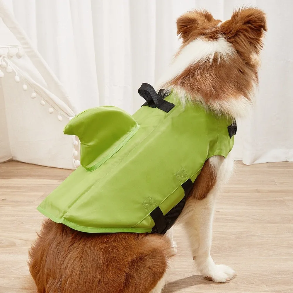 Anniepaw Summer Shark Dog Life Vest Safety Swimwear for Small to Large Dogs