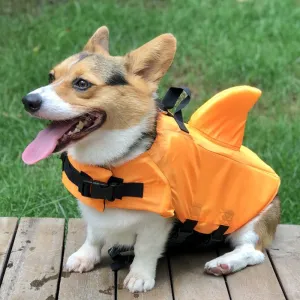 Anniepaw Summer Shark Dog Life Vest Safety Swimwear for Small to Large Dogs