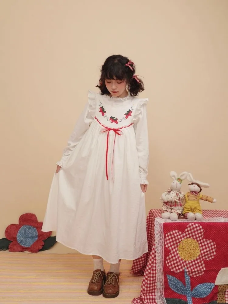 Antique Girl Strawberry Sundress【s0000003125】