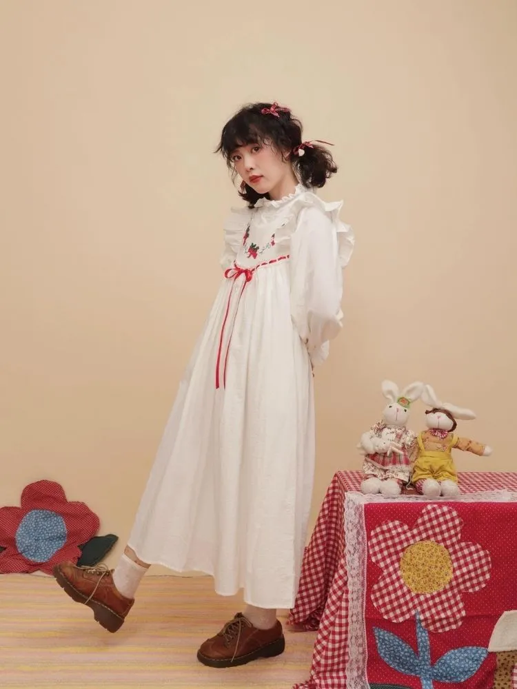 Antique Girl Strawberry Sundress【s0000003125】