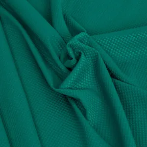 Aqua Green Cotton Stretch Jacquard 2008