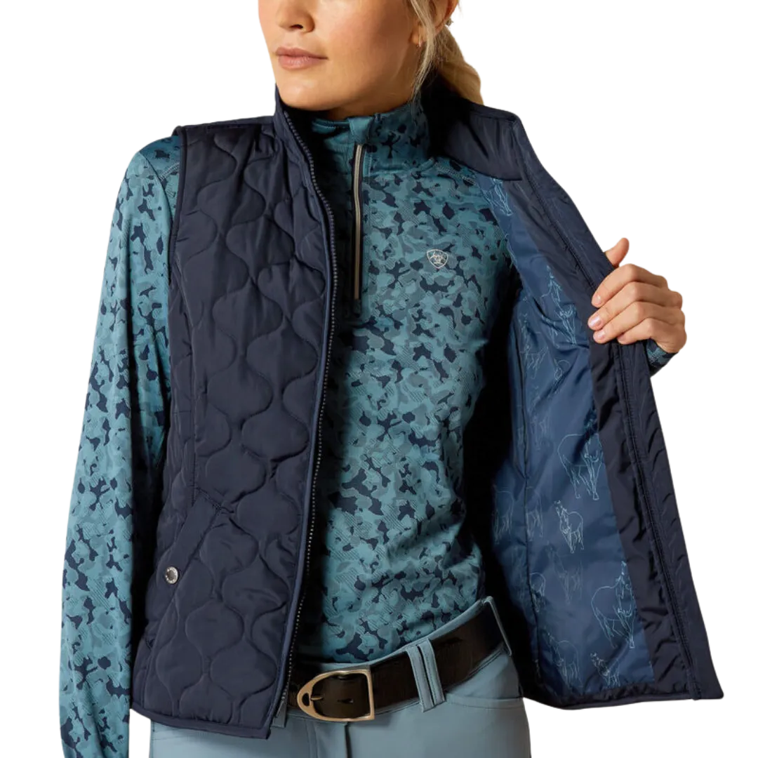 Ariat Women's Ashley Insulated Navy Eclipse Vest