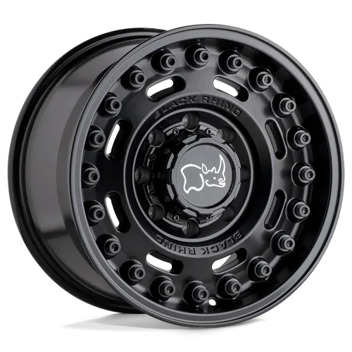 AXLE BRAXL 17.0X9.5 8X6.5 M-BLK -18MM