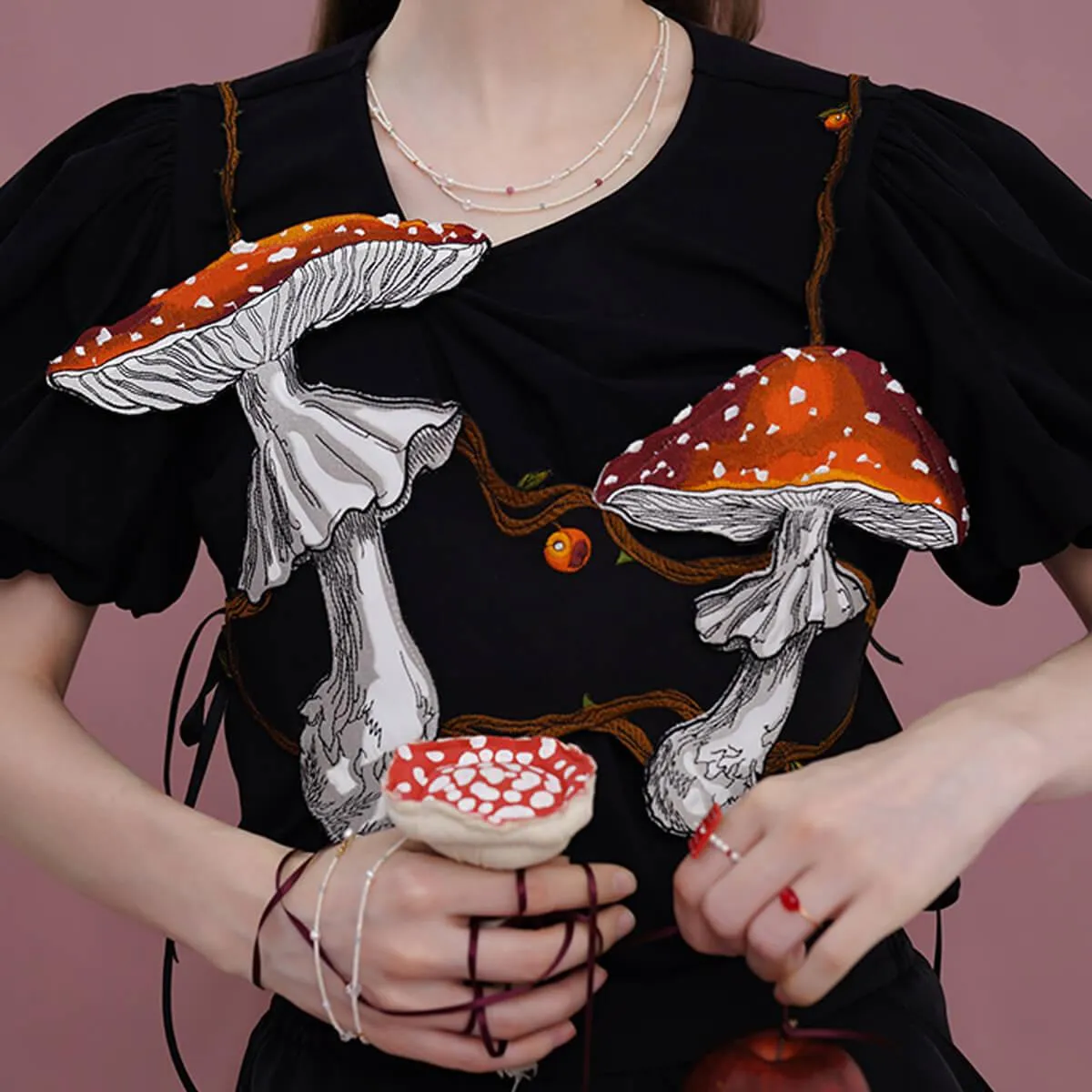 benpaolv Amanita Mushroom Decorative Vest Top