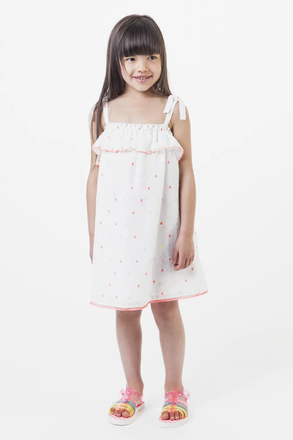 Billieblush Tiny Square Confetti Sundress