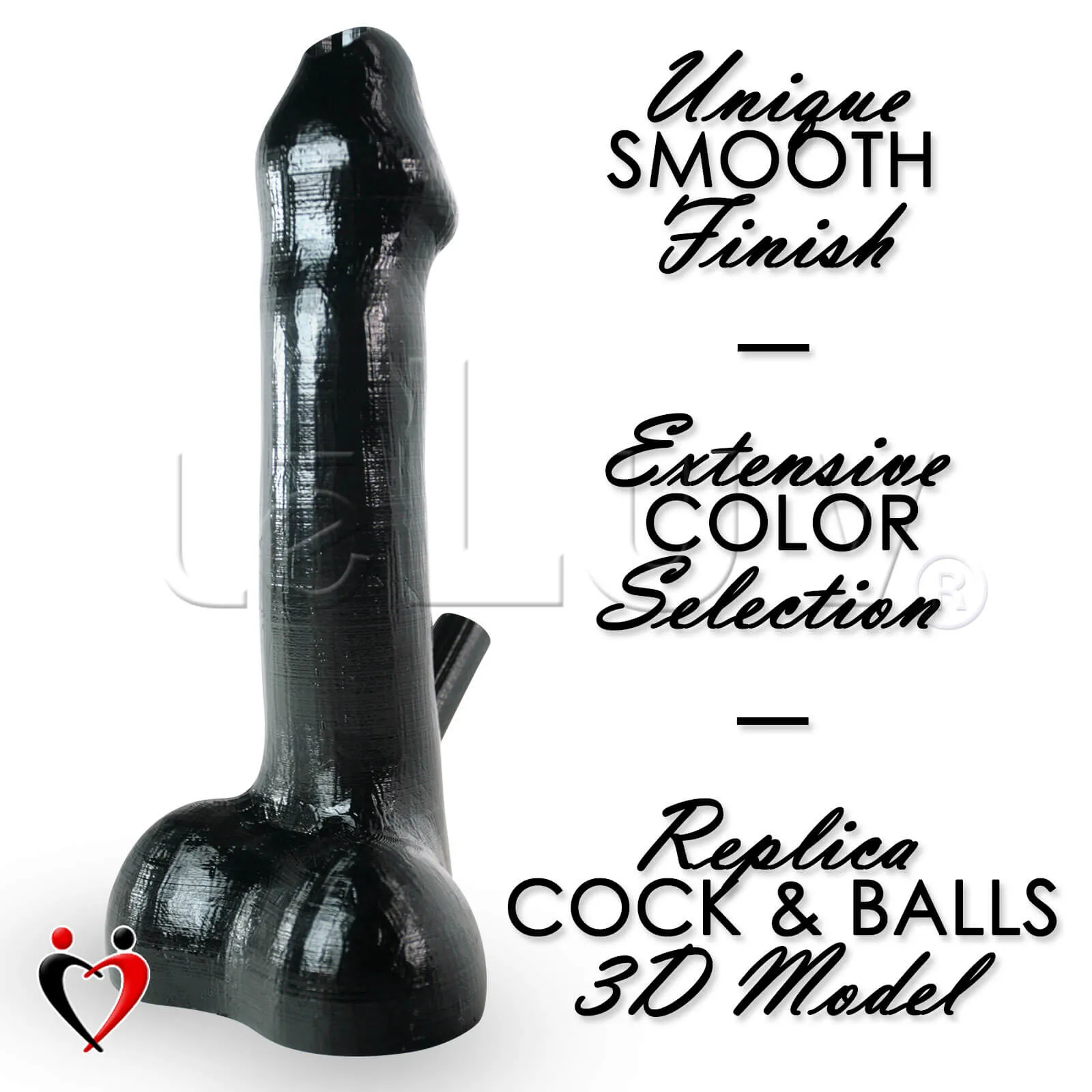 Bong Replica 9 Inch Cock & Balls