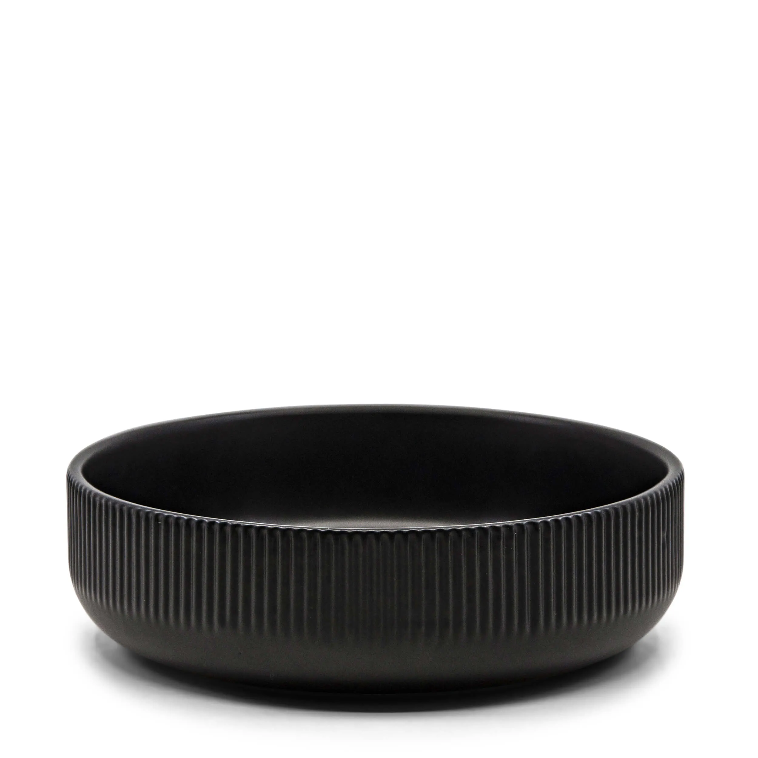 Brae Pasta Bowls 18 x 5.5cm - Set of 4 - Black