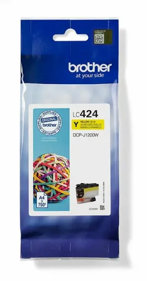 Brother Ink Cartridge Lc424y - Yellow