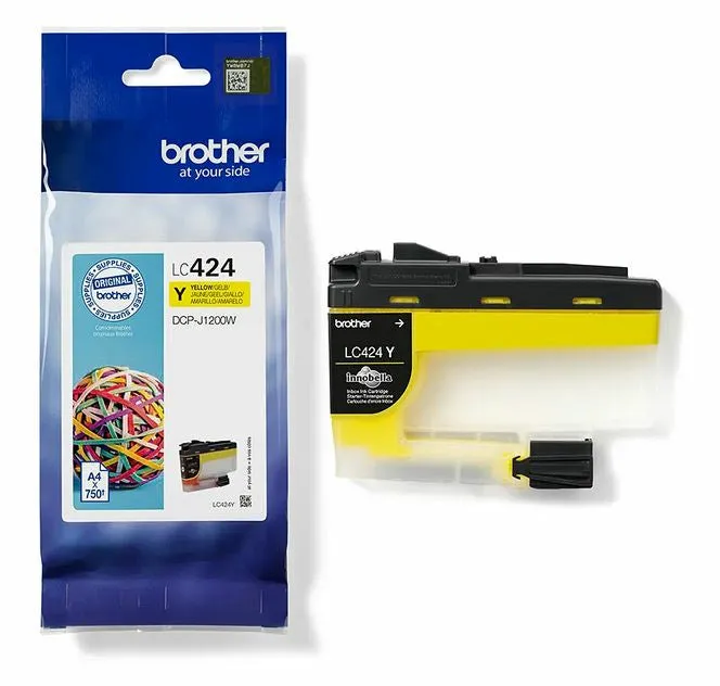 Brother Ink Cartridge Lc424y - Yellow