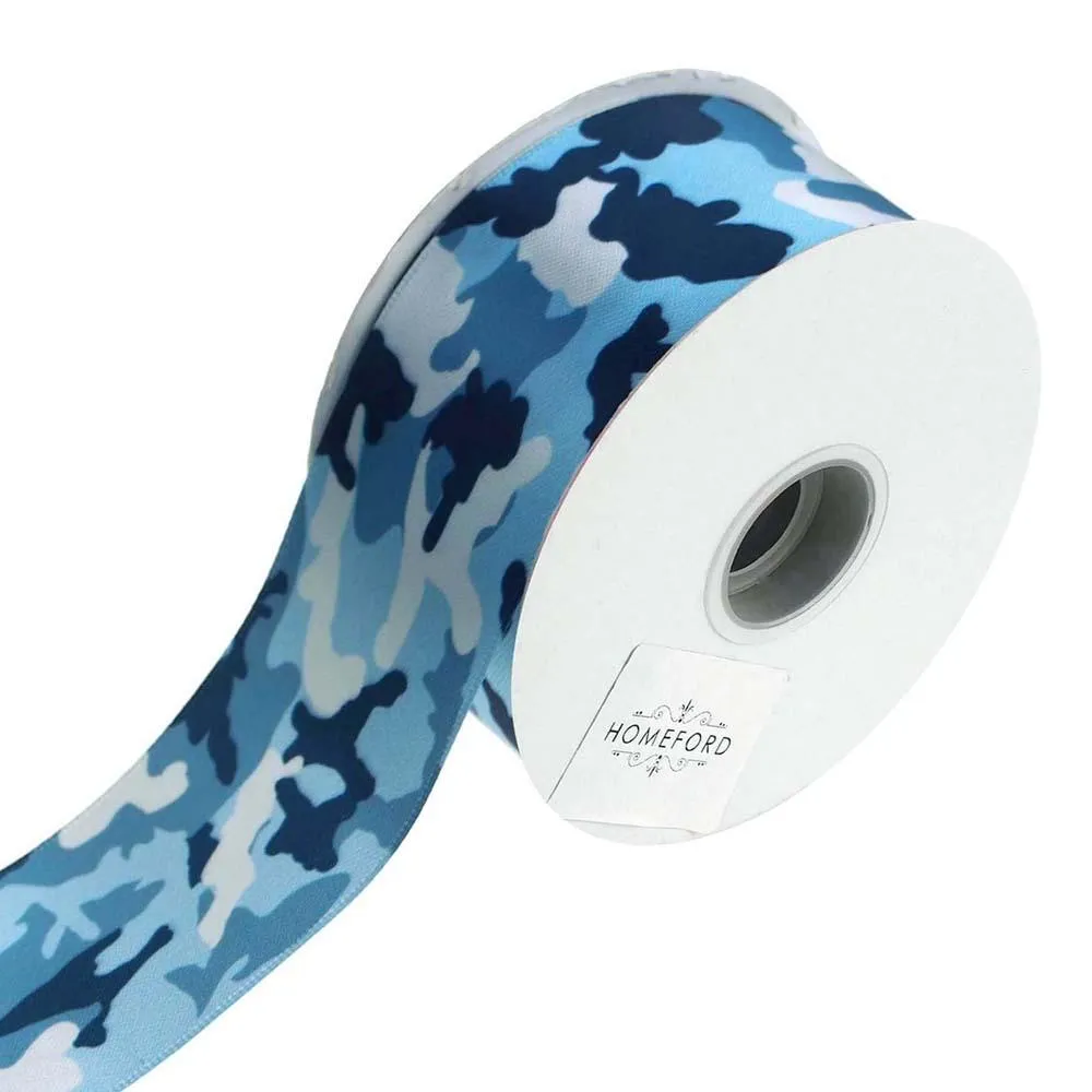 Camouflage Satin Ribbon