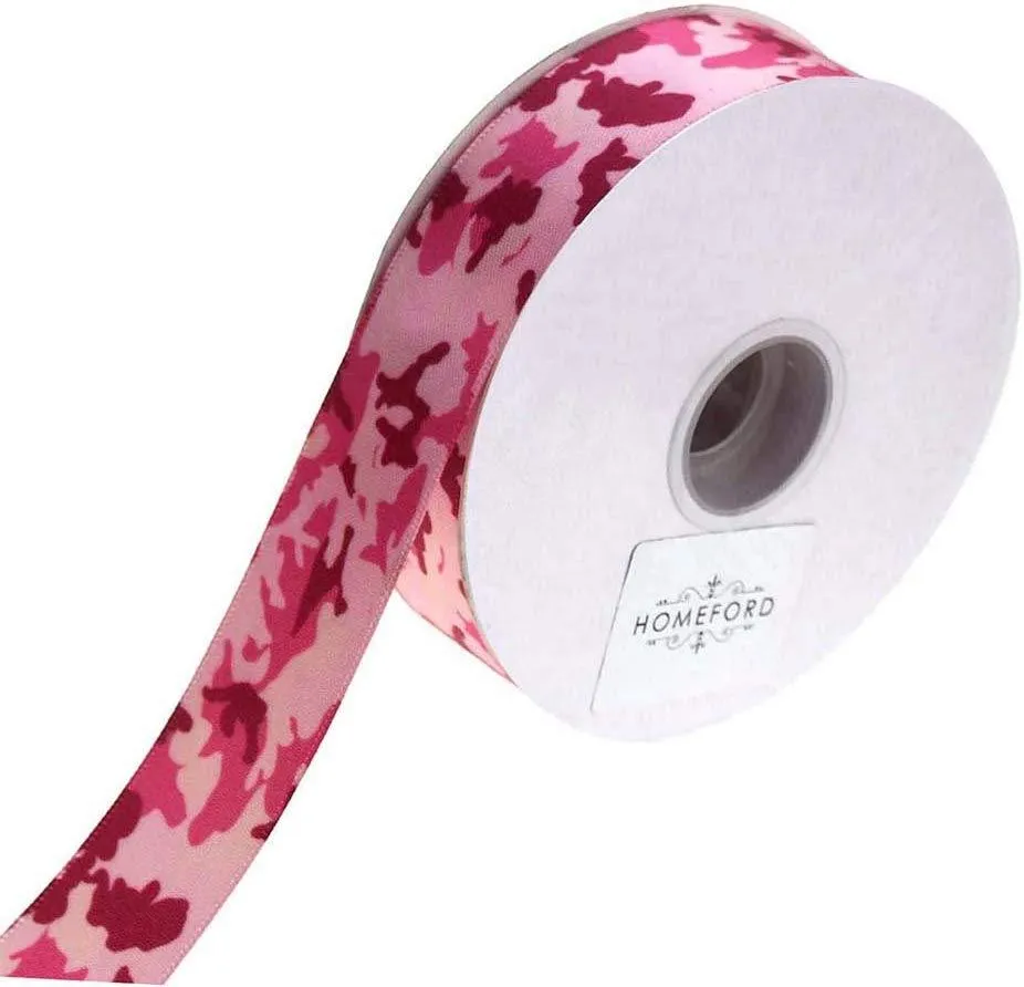 Camouflage Satin Ribbon