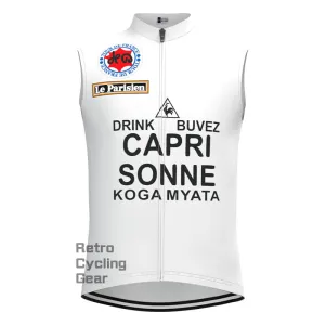 CAPRI White Retro Cycling Vest