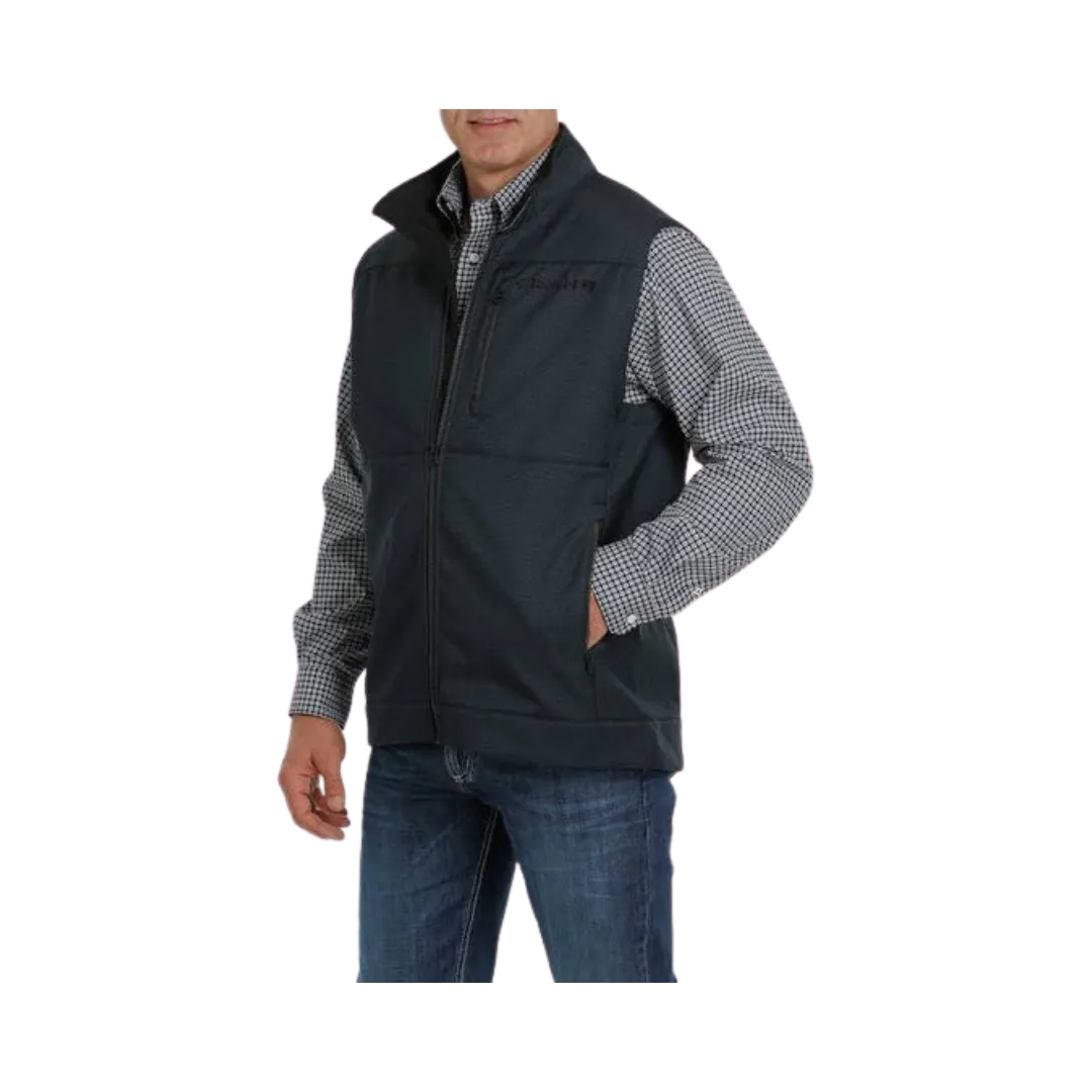 Cinch Men's Bonded Navy Textured Vest