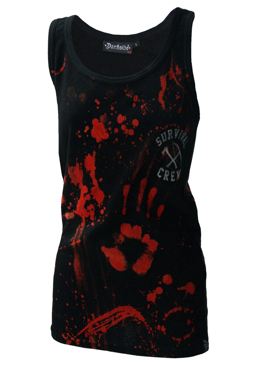 Darkside - ZOMBIE KILLER 13 - Ribbed Vest Top - Black