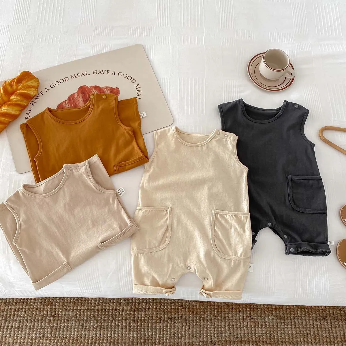 Earthy Summer Baby Onesie Suit (Buy 2 for $37)