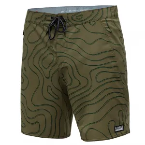 Florence Marine X Isobar Boardshort - Burnt Olive