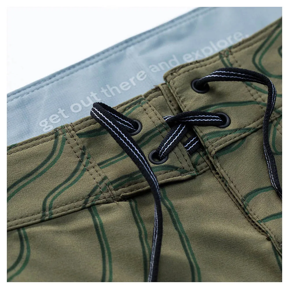 Florence Marine X Isobar Boardshort - Burnt Olive