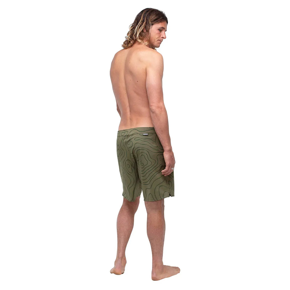 Florence Marine X Isobar Boardshort - Burnt Olive