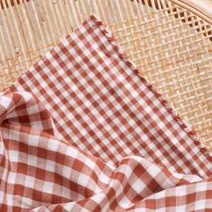 Gingham Double Gauze - Atelier Brunette - Chestnut