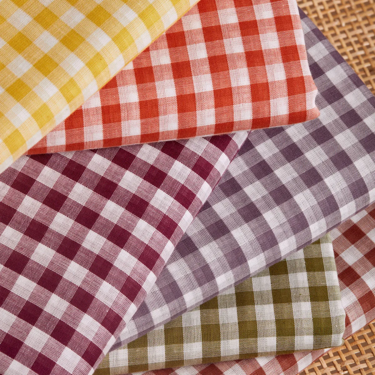 Gingham Double Gauze - Atelier Brunette - Chestnut