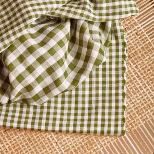 Gingham Double Gauze - Atelier Brunette - Matcha Leaf