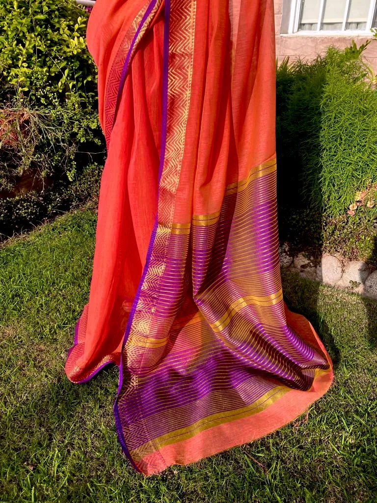 Handloom Cotton Silk: Dhanak دھنک