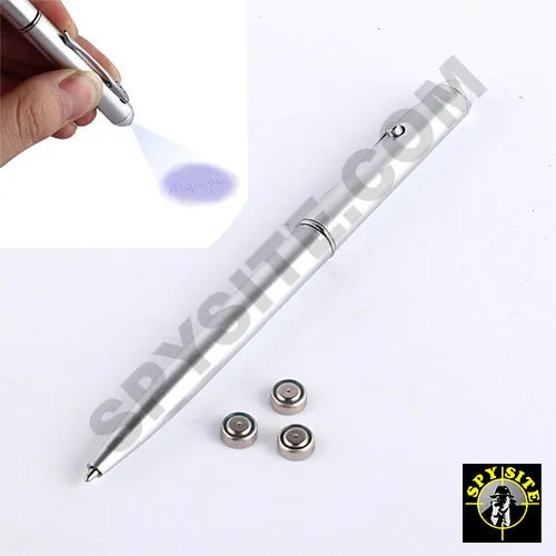 Invisible Ink Pen with UV Light Secret Spy Pen Ballpoint