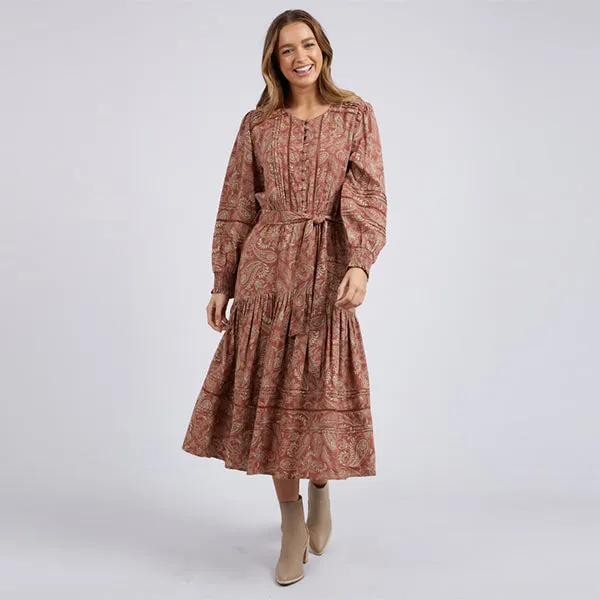 Juliette Paisley Dress - Paisley Print