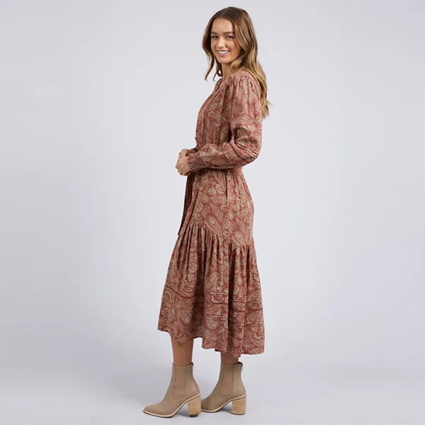 Juliette Paisley Dress - Paisley Print