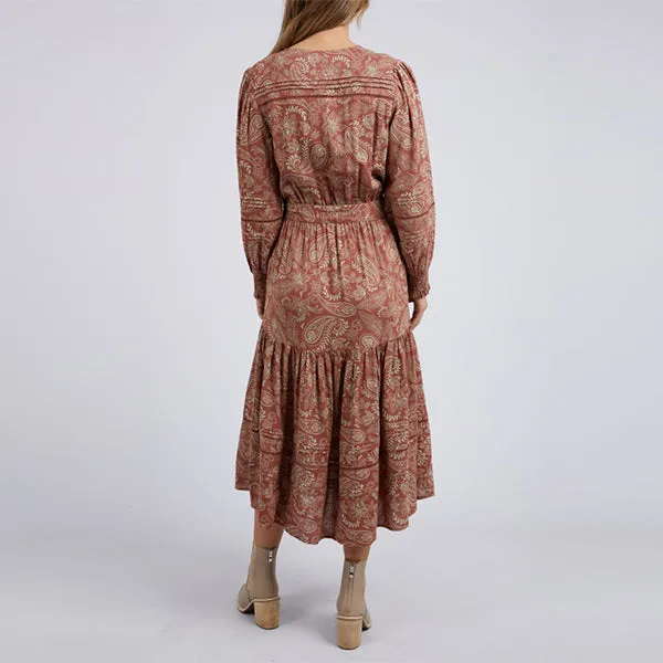 Juliette Paisley Dress - Paisley Print