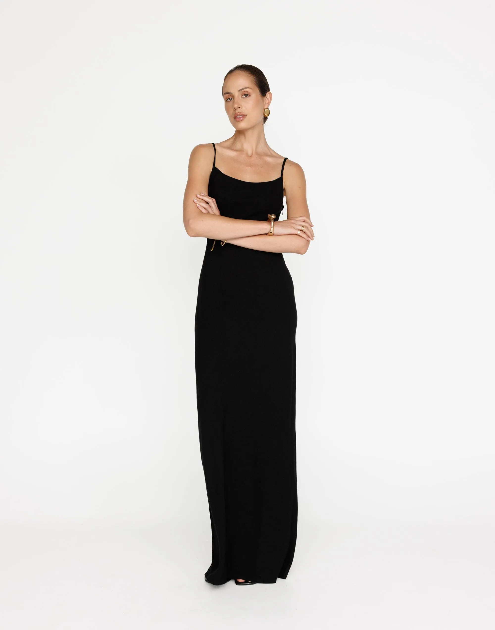 June Maxi Dress (Black)