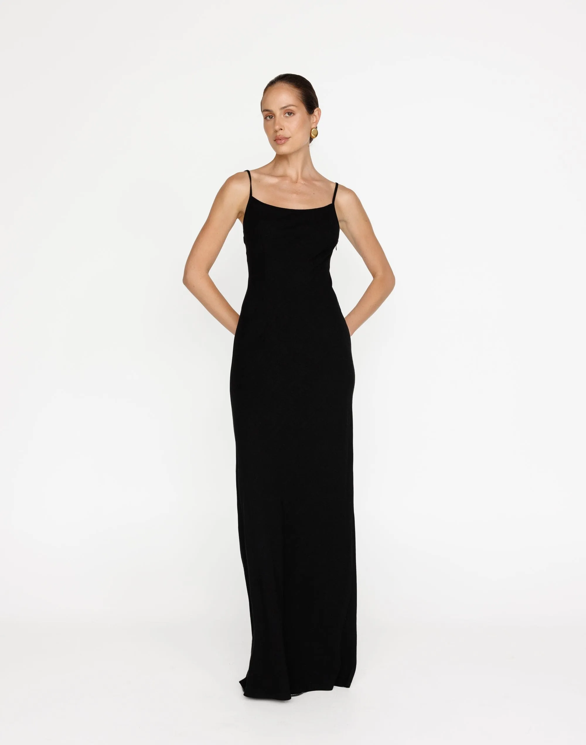 June Maxi Dress (Black)