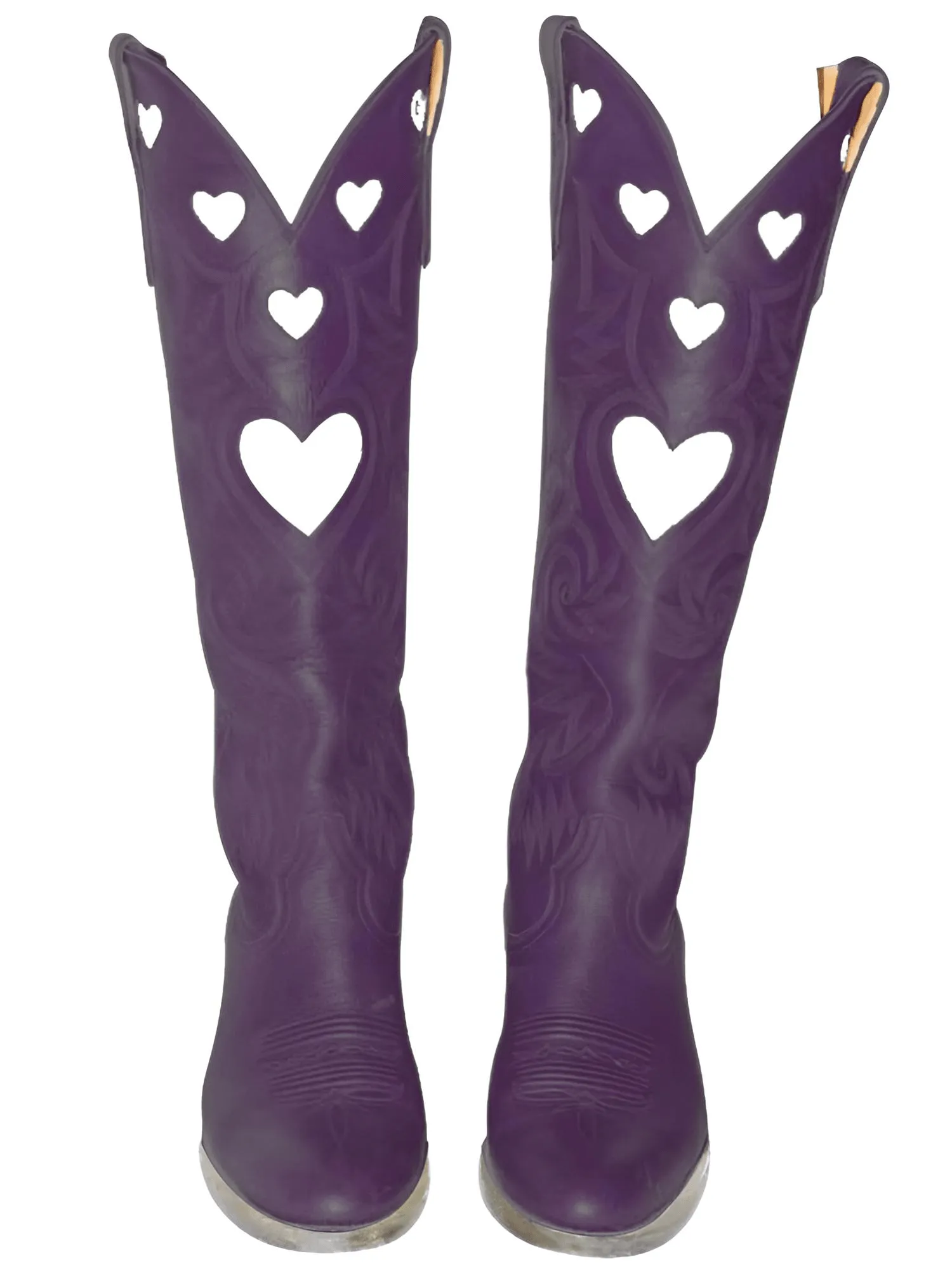 Knee High Heart Shape Cowboy Boots For Women - In 8 Colors!