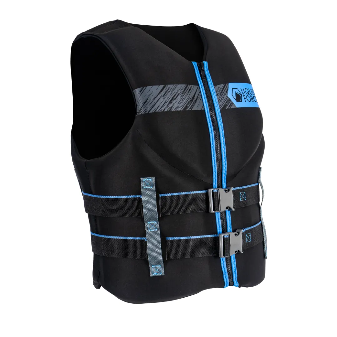 Liquid Force 2025 Hinge Mens CGA Vest Classic- Black/Blue