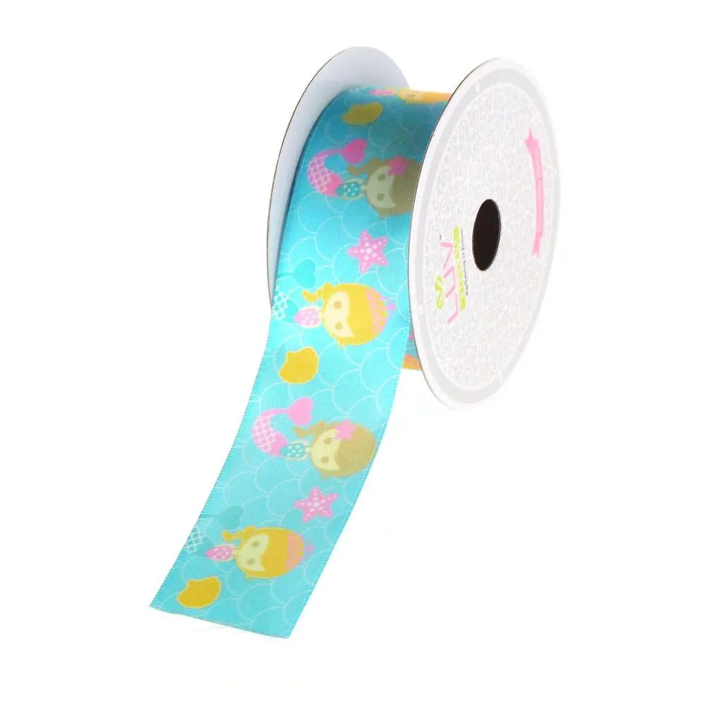 Little Mermaids Satin Ribbon, 1-1/2-Inch, 10 Yards