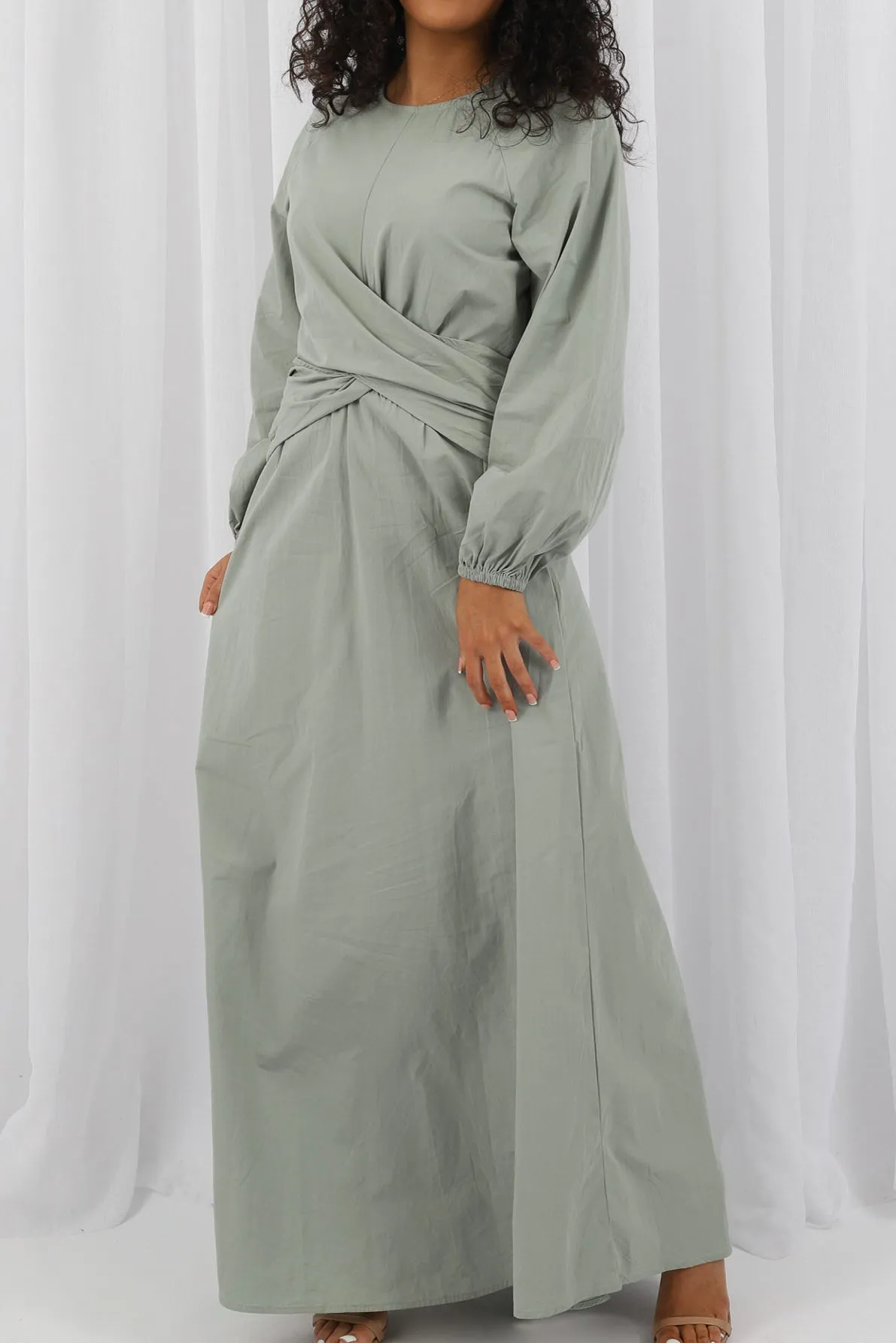 Lydia Cross Front Maxi Dress