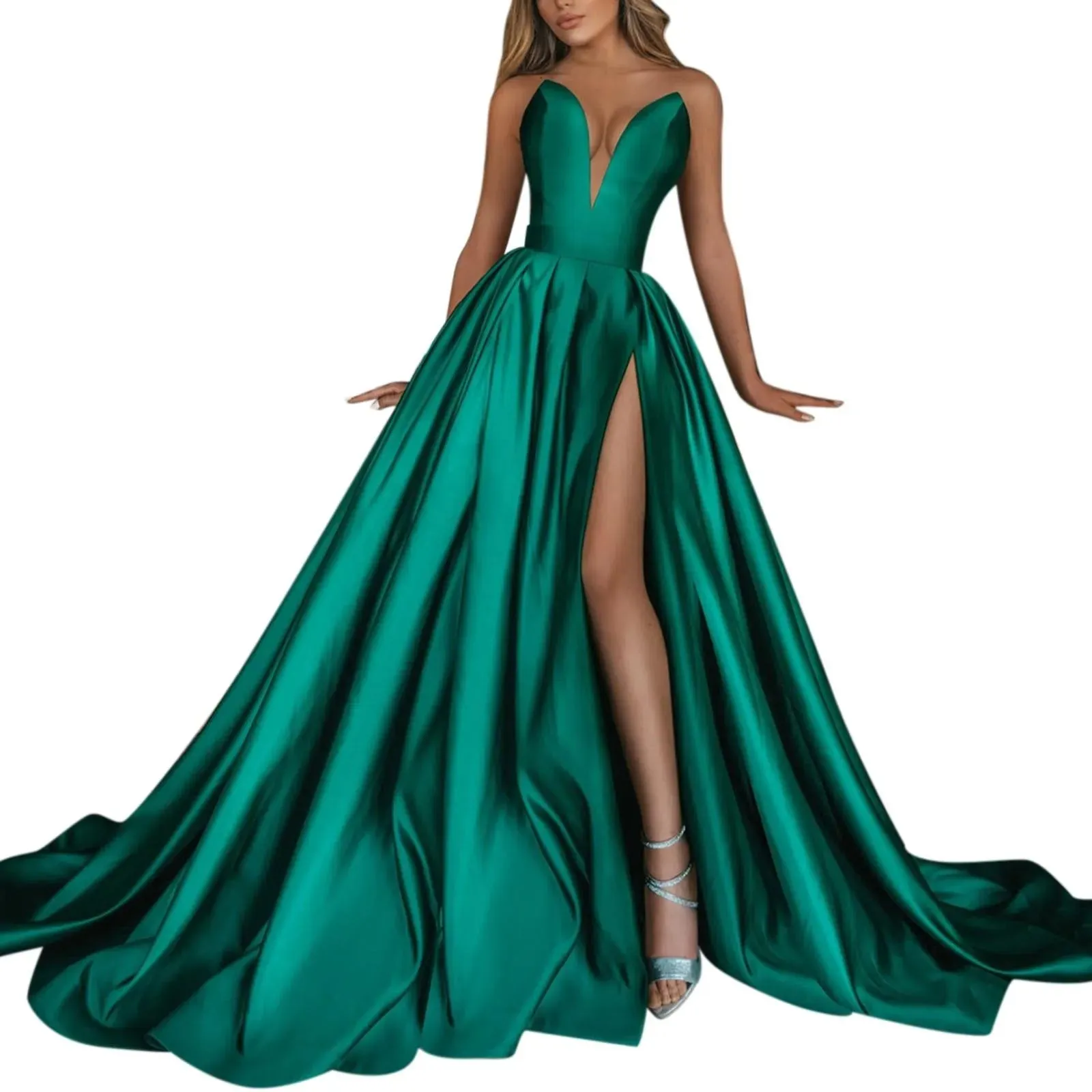 Maxi Club Weeding V Neck Long Party Prom Evening Casual Sexy Dress