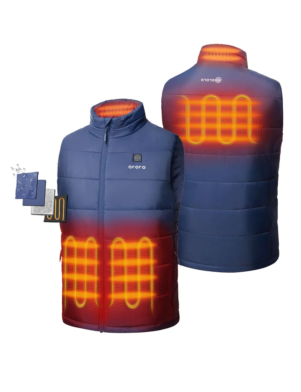 Men's Classic Heated Vest - New Colours