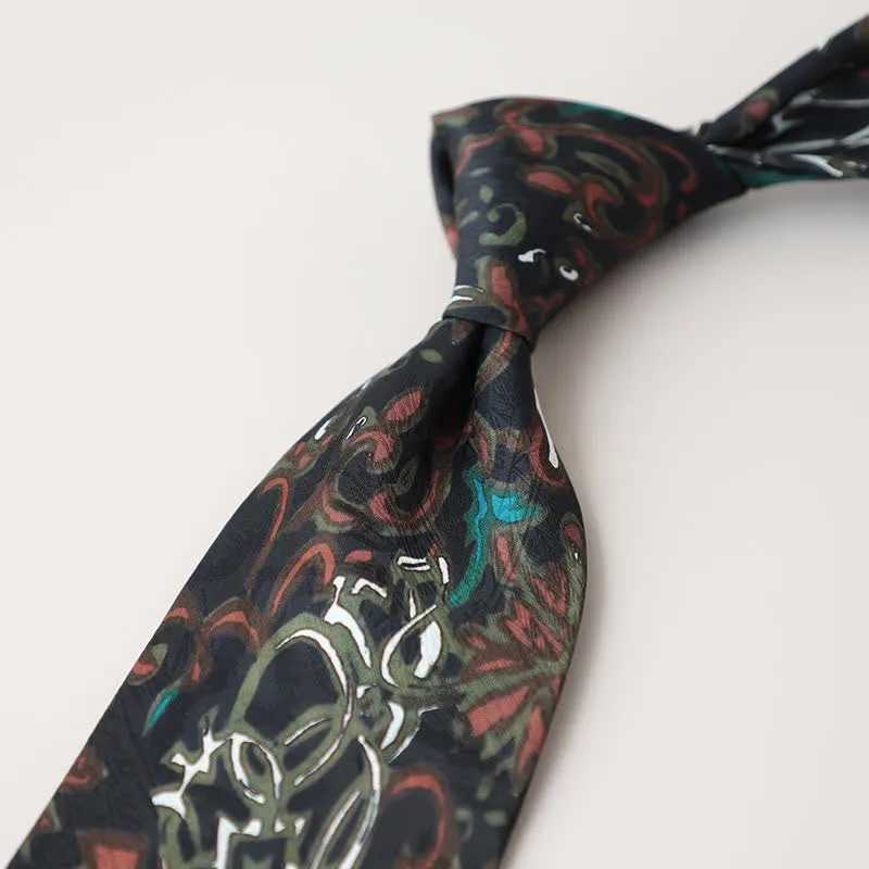 Men's Classical Abstract Painting Necktie