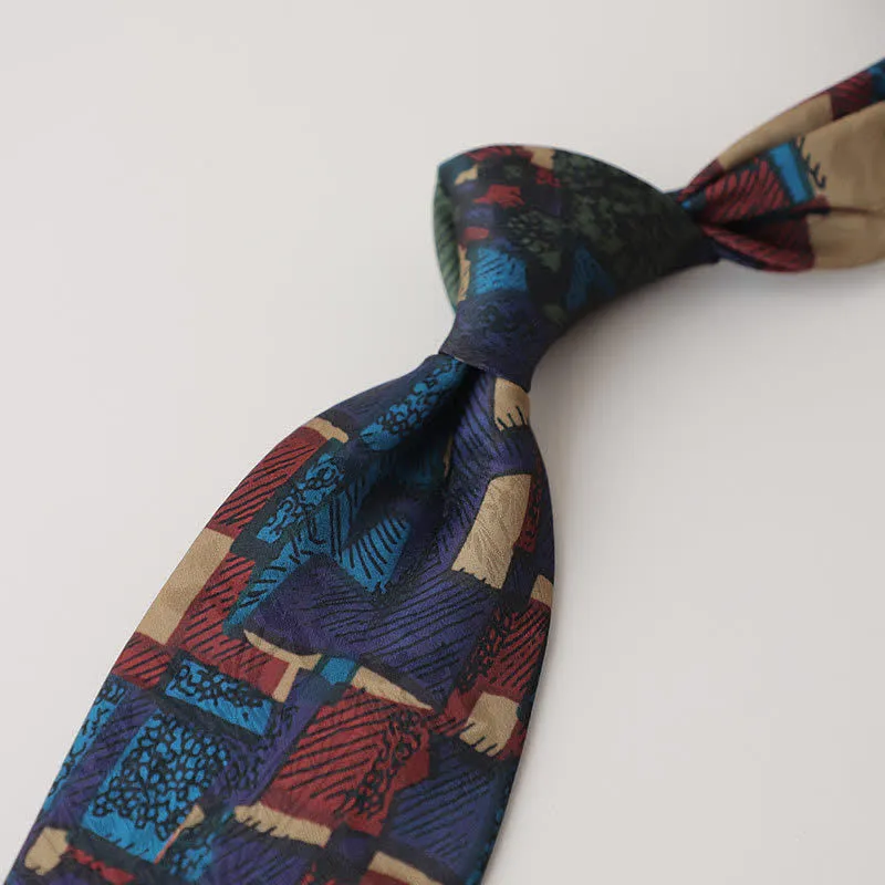 Men's Classical Abstract Painting Necktie