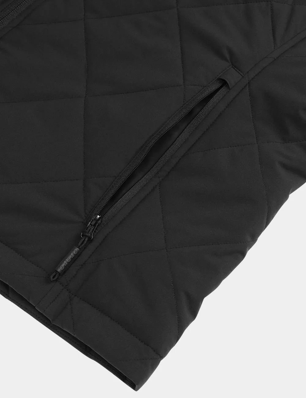 Men's Heated Quilted Vest - Black