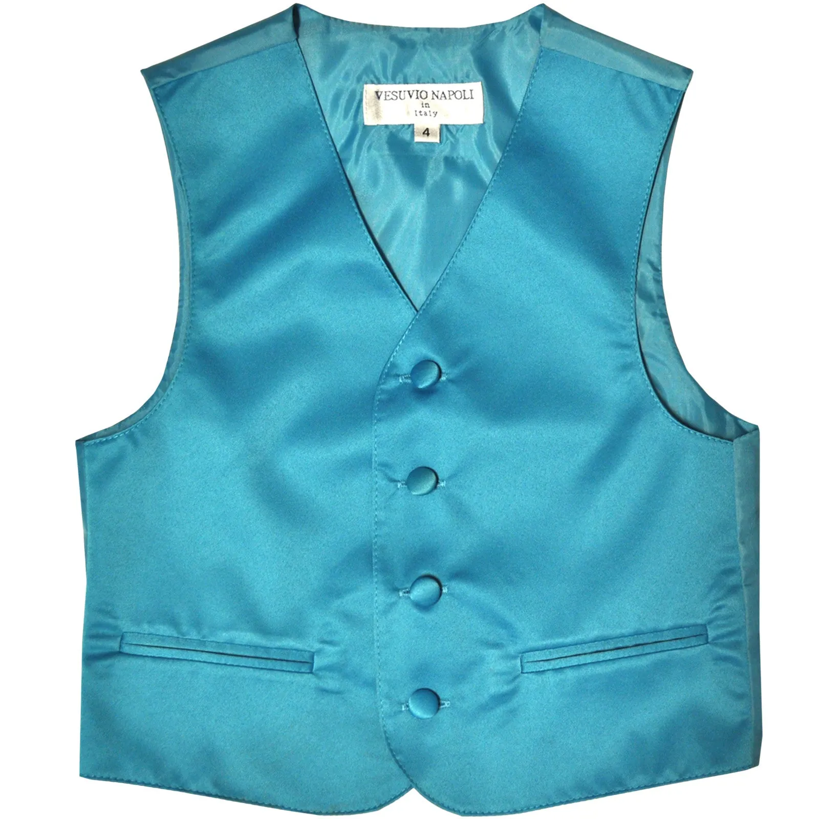 New Boy's Kid's formal Tuxedo Vest Waistcoat only US size 2-14 wedding