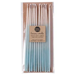 Ombre Blue Candles (12 pack)