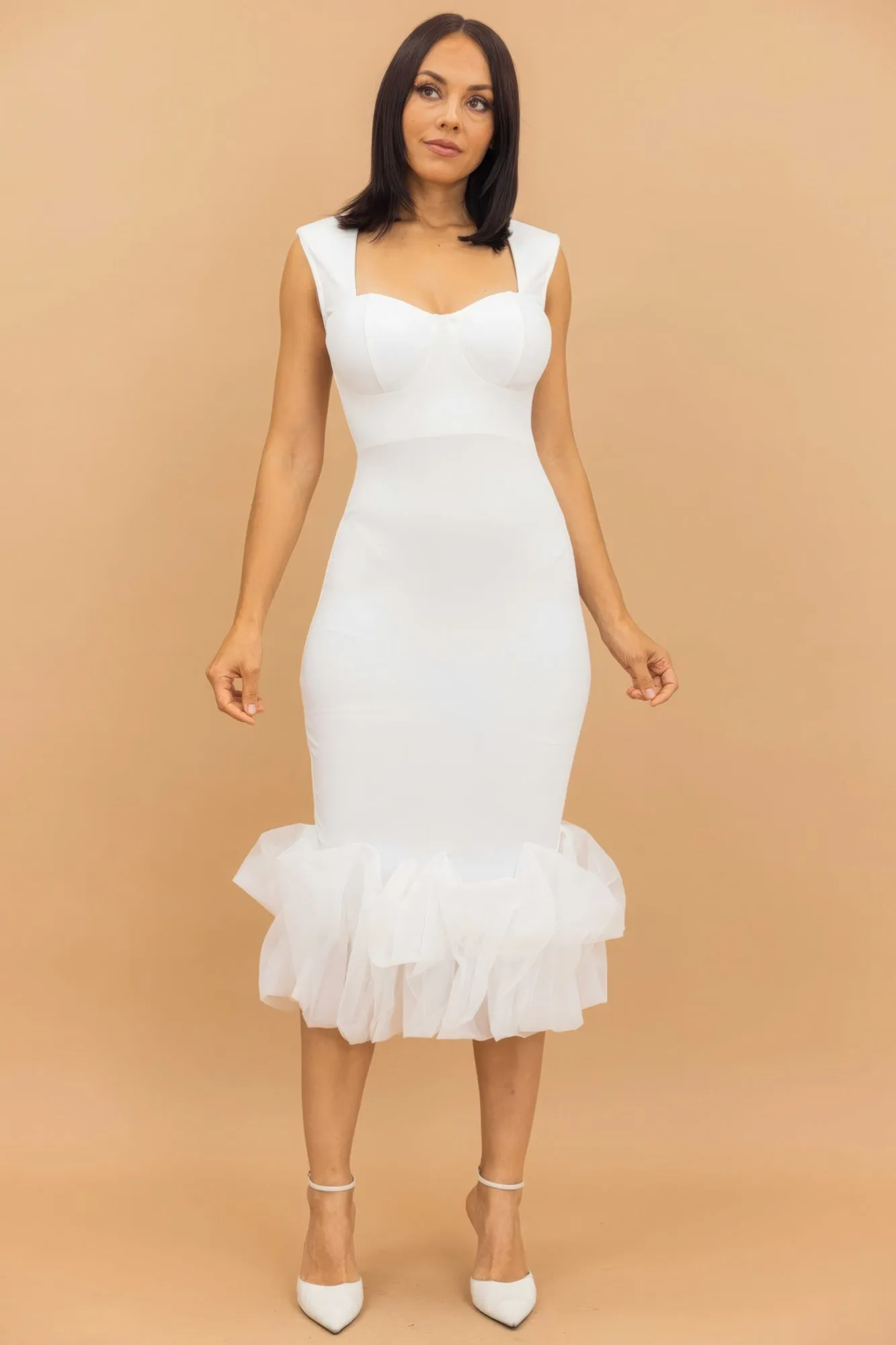 Organza Fashion Ruffle Dress