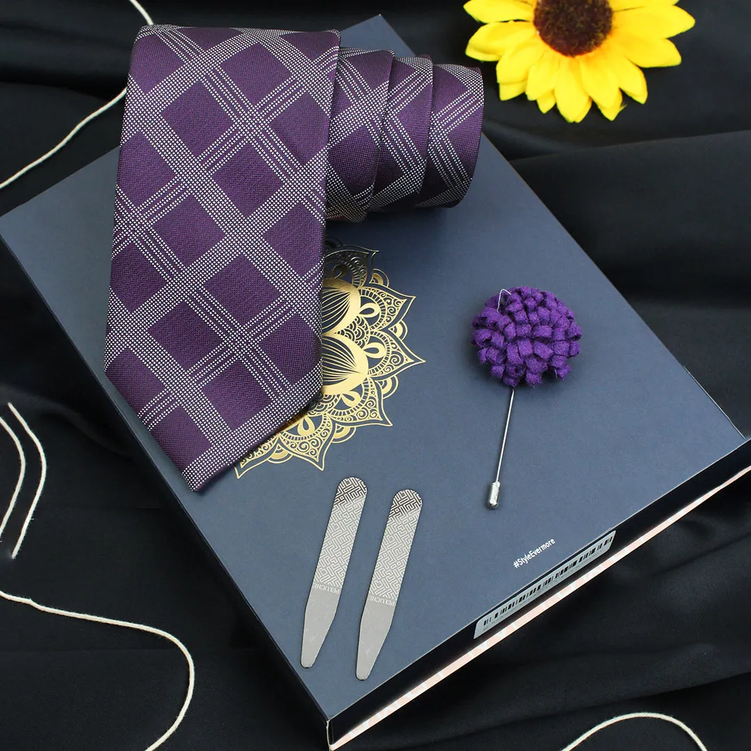 Peluche The Charming Cresendo - Purple Gift Box for Men