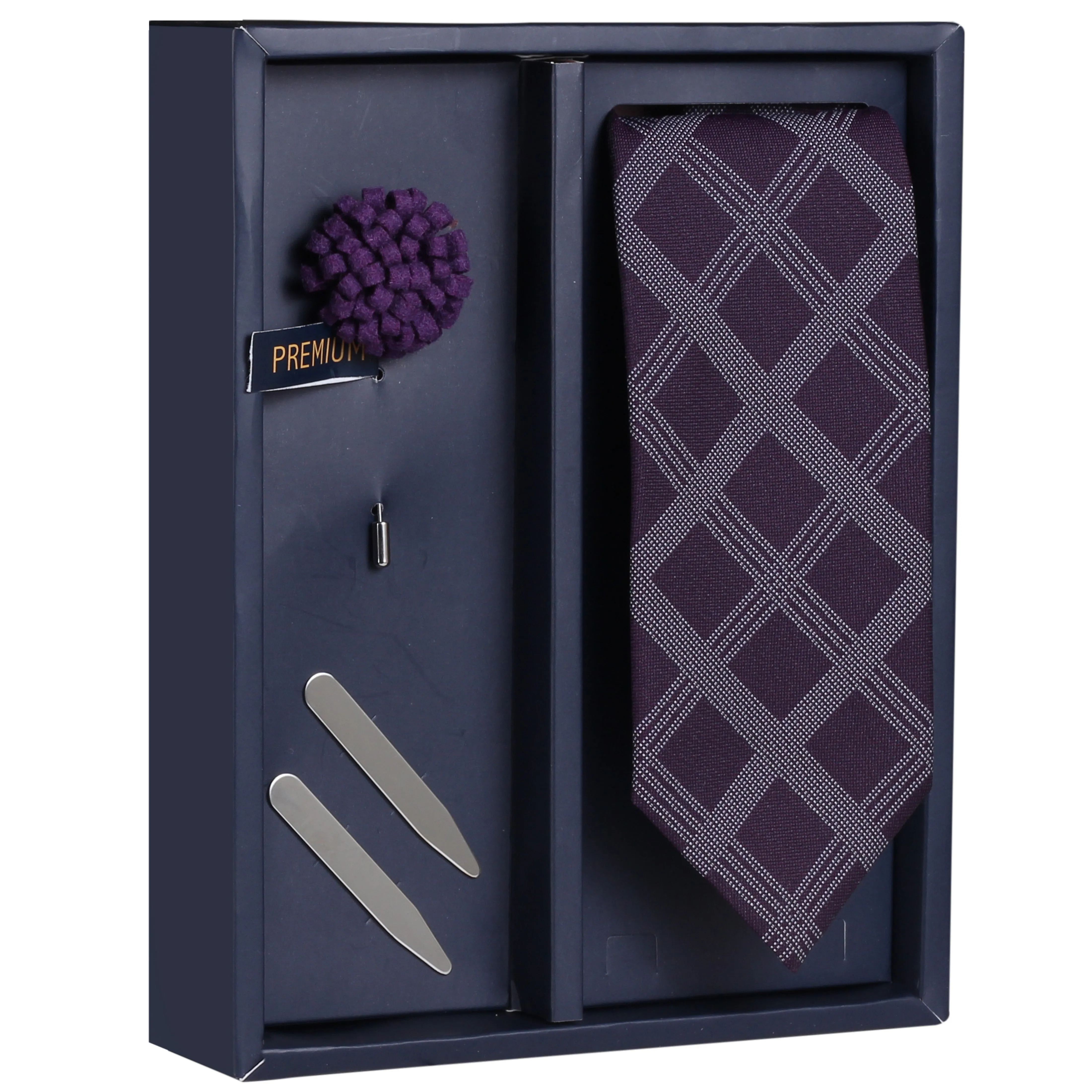 Peluche The Charming Cresendo - Purple Gift Box for Men